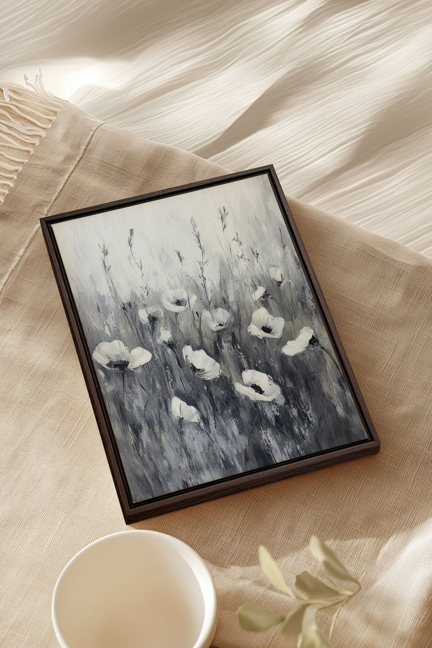 WHITE VEIL, Work on stretched canvas