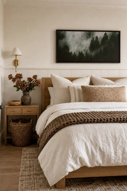 WOODLAND VEIL, Oeuvre sur toile étirée, encadré Noir