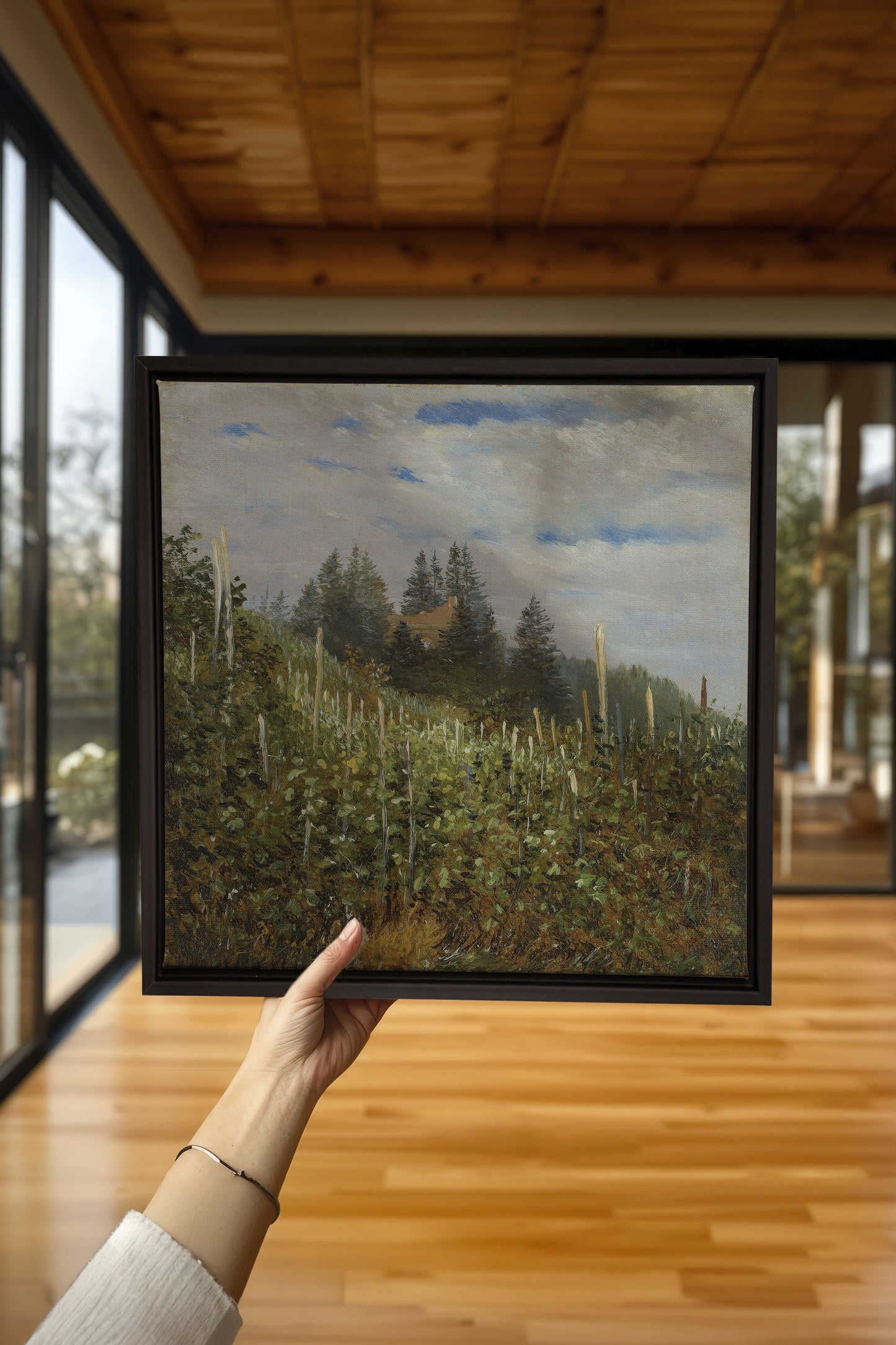 VERSANTS SAUVAGES, Work on stretched canvas