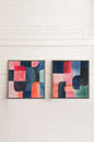 COLORED SPARK DUO (2 works on stretched canvas)