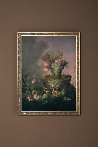NATURAL OFFERING, VINTAGE SILVER FRAME