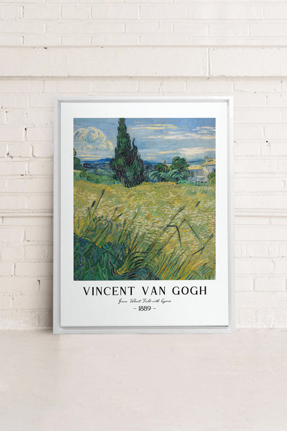 GREEN WHEAT FIELD, Work on stretched canvas
