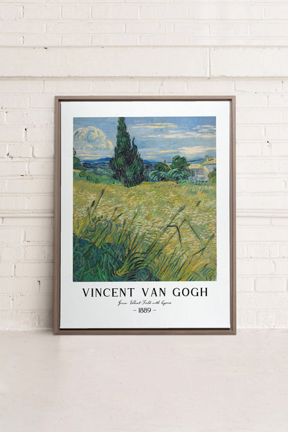 GREEN WHEAT FIELD, Work on stretched canvas