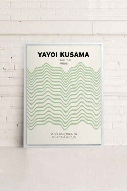 OLEKA CANVAS - YAYOI I, Oeuvre sur toile étirée, encadré Blanc