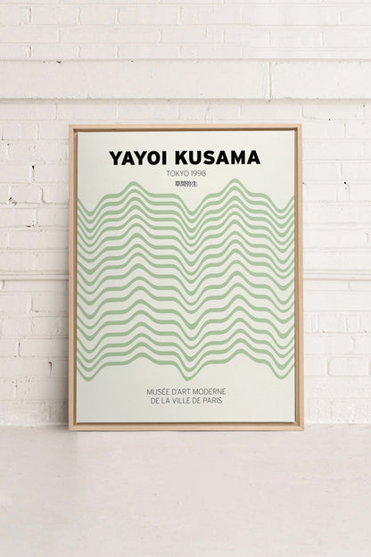 YAYOI I, Oeuvre sur toile étirée, encadré Naturel Clair