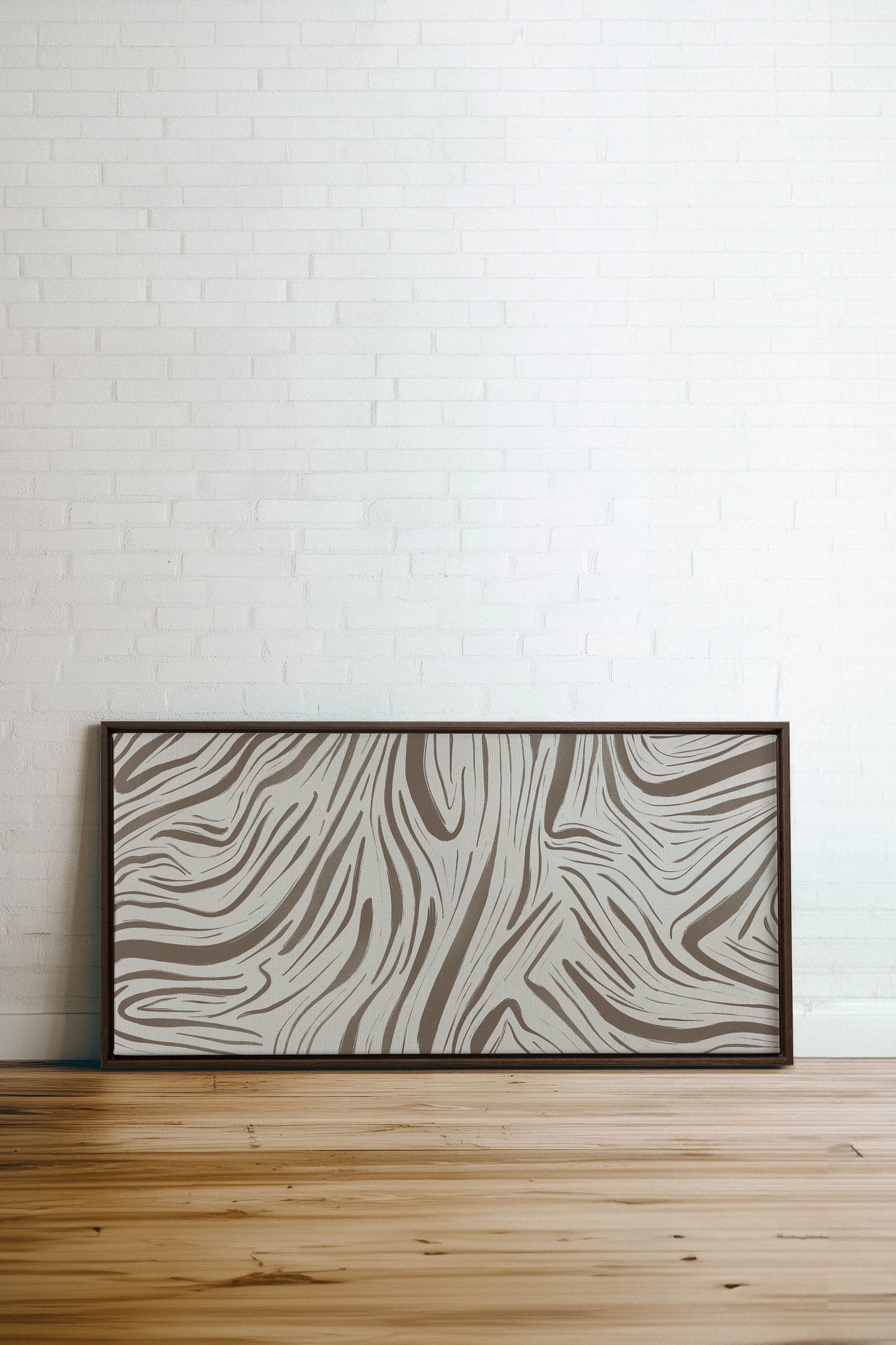 WILD WAVES, Oeuvre sur toile étirée