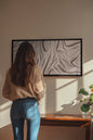 WILD WAVES, Oeuvre sur toile étirée