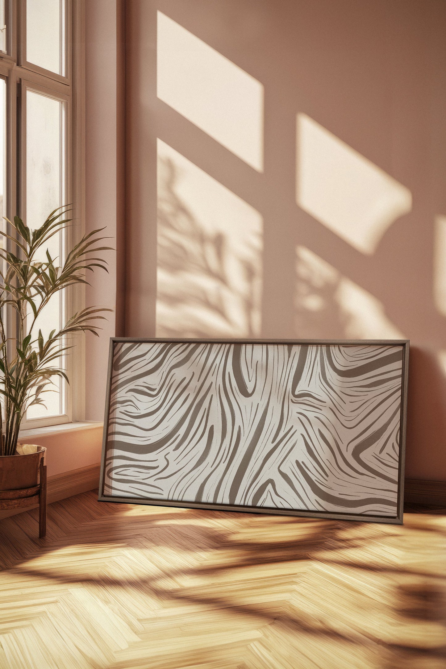 WILD WAVES, Oeuvre sur toile étirée