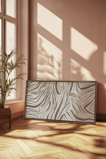 WILD WAVES, Oeuvre sur toile étirée