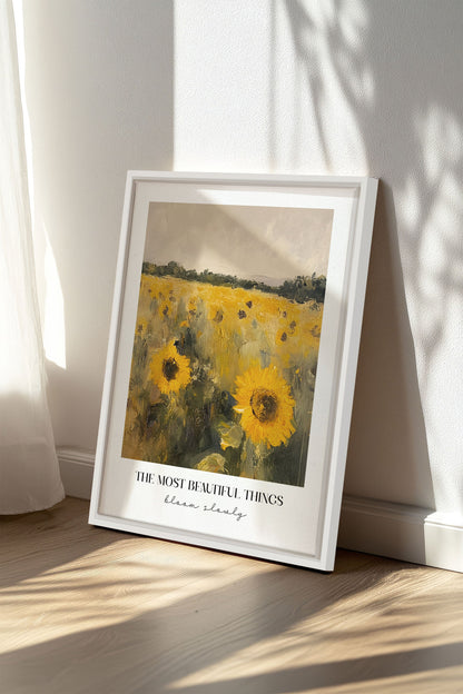 BLOOM SLOWLY, Work on stretched canvas