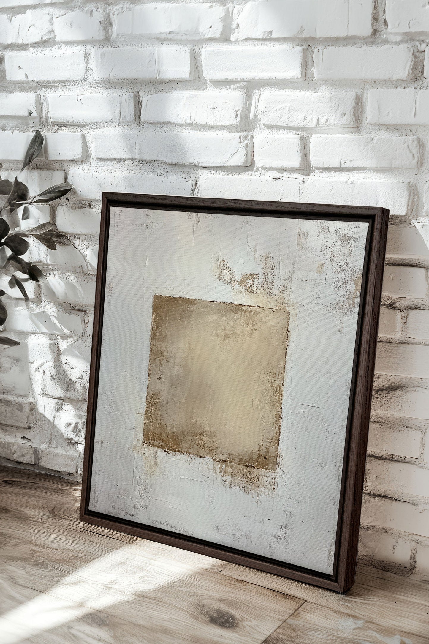 GOLDEN TEXTURE, Oeuvre sur toile étirée