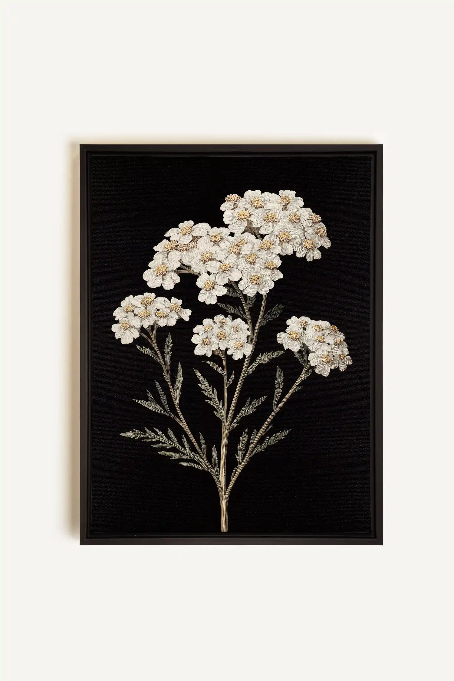 NATURAL GRACE, Oeuvre sur toile étirée, encadré Noir