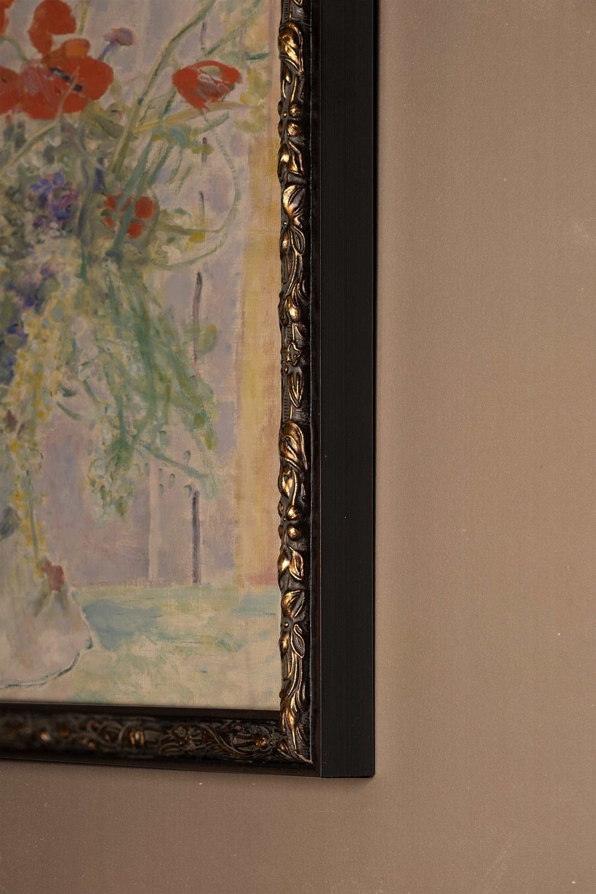 ÉCLATS DE PRINTEMPS, Oeuvre sur toile rigide, encadré Vintage Bronze
