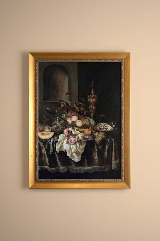 PERIOD FEAST, VINTAGE GOLD FRAME