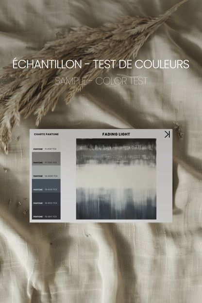 OLEKA CANVAS - FADING LIGHT, Oeuvre sur toile étirée, encadré Naturel Clair