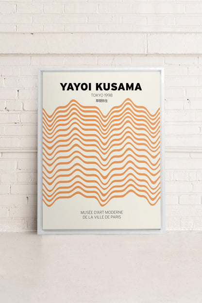OLEKA CANVAS - YAYOI II, Oeuvre sur toile étirée, encadré Blanc