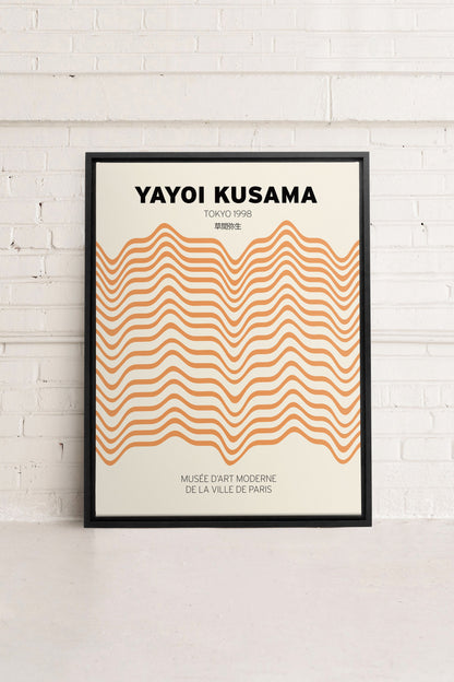 OLEKA CANVAS - YAYOI II, Oeuvre sur toile étirée, encadré Noir