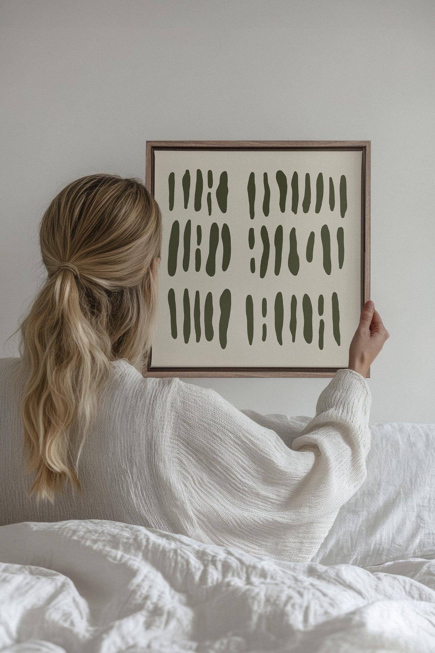 FLOATING PATTERNS, Work on stretched canvas