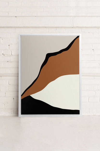 PALETTE ÉBÈNE, Work on stretched canvas