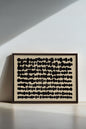 SHADOW SCRIPT, Work on stretched canvas