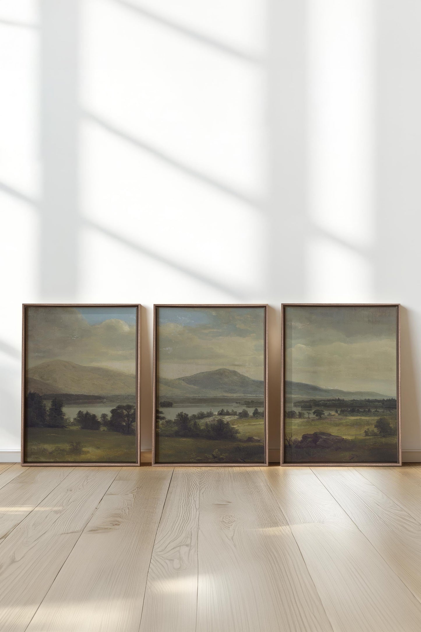 TRIO DES SAISONS DOUCES (3 works on stretched canvas)