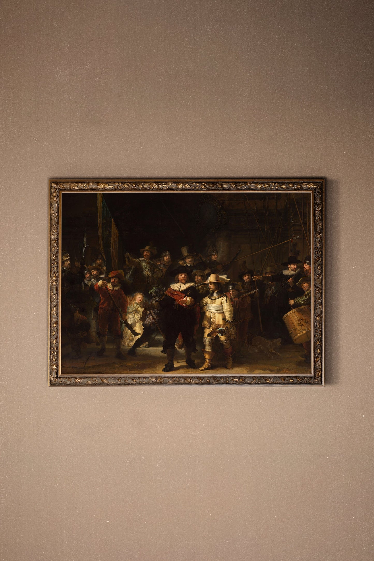 LA RONDE DE NUIT, VINTAGE BRONZE FRAME