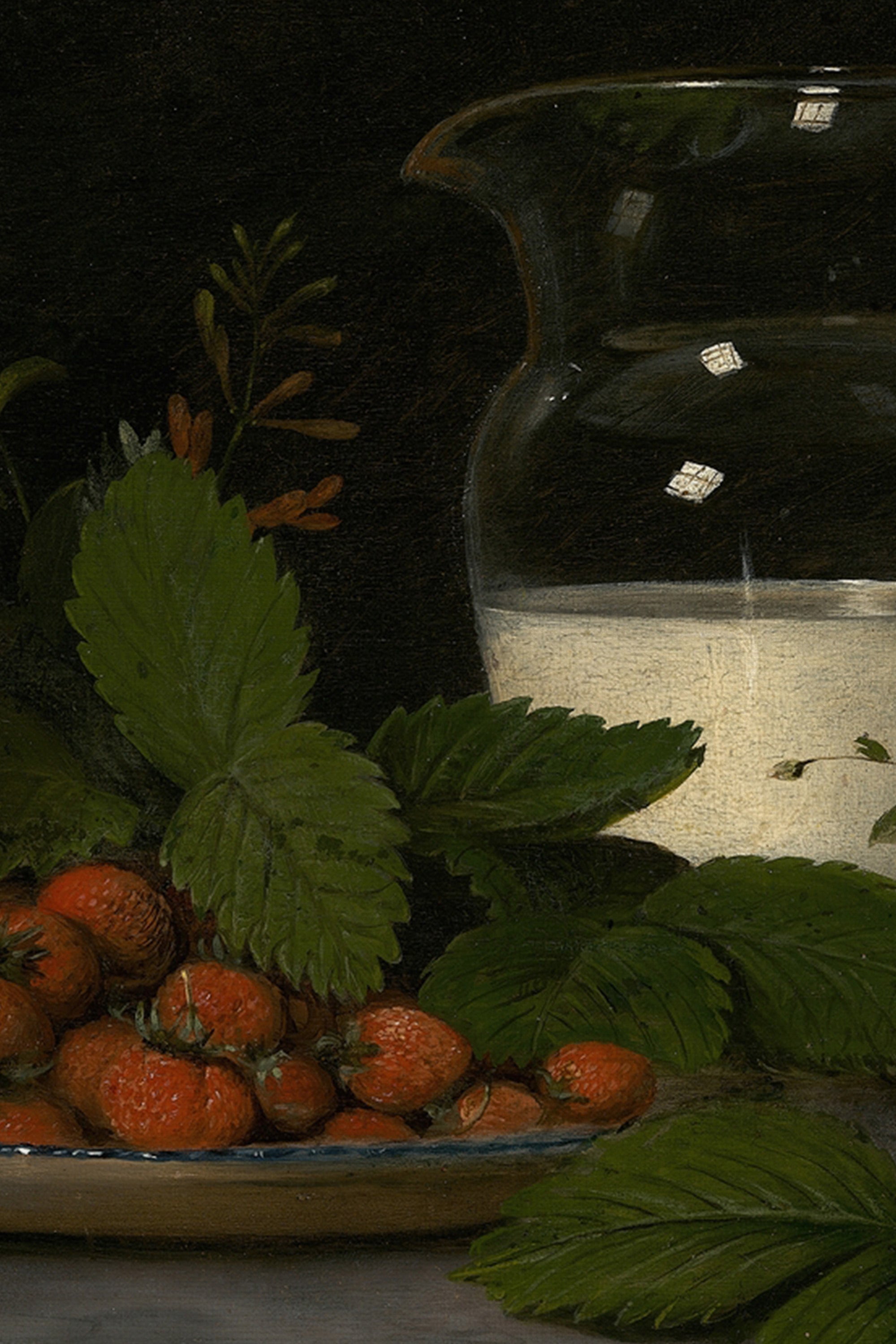 DOUCEURS CHAMPÊTRES, Oeuvre sur toile rigide, encadré Vintage Or
