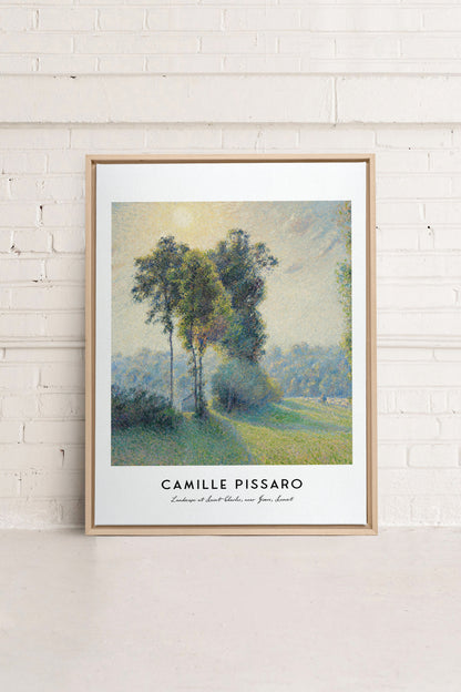 SAINT-CHARLES, Artwork on stretched canvas, framed Natural Light