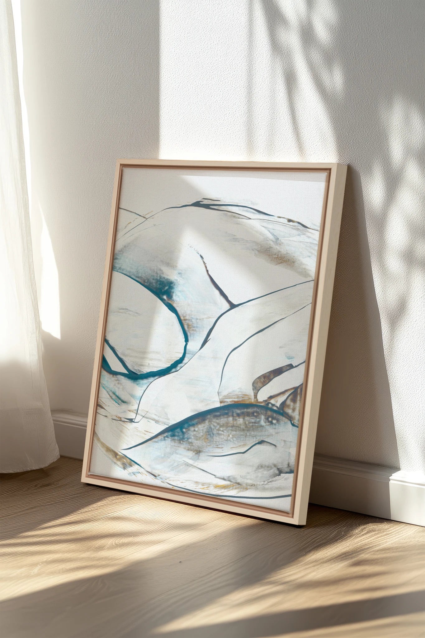 Coastal Flow, Oeuvre sur toile étirée