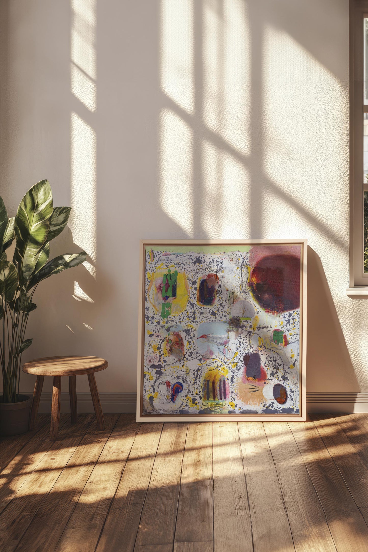 RYTHME CHROMATIQUE, Work on stretched canvas