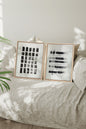 LINEAR CONTRAST DUO (2 works on stretched canvas)