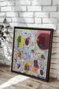 RYTHME CHROMATIQUE, Work on stretched canvas