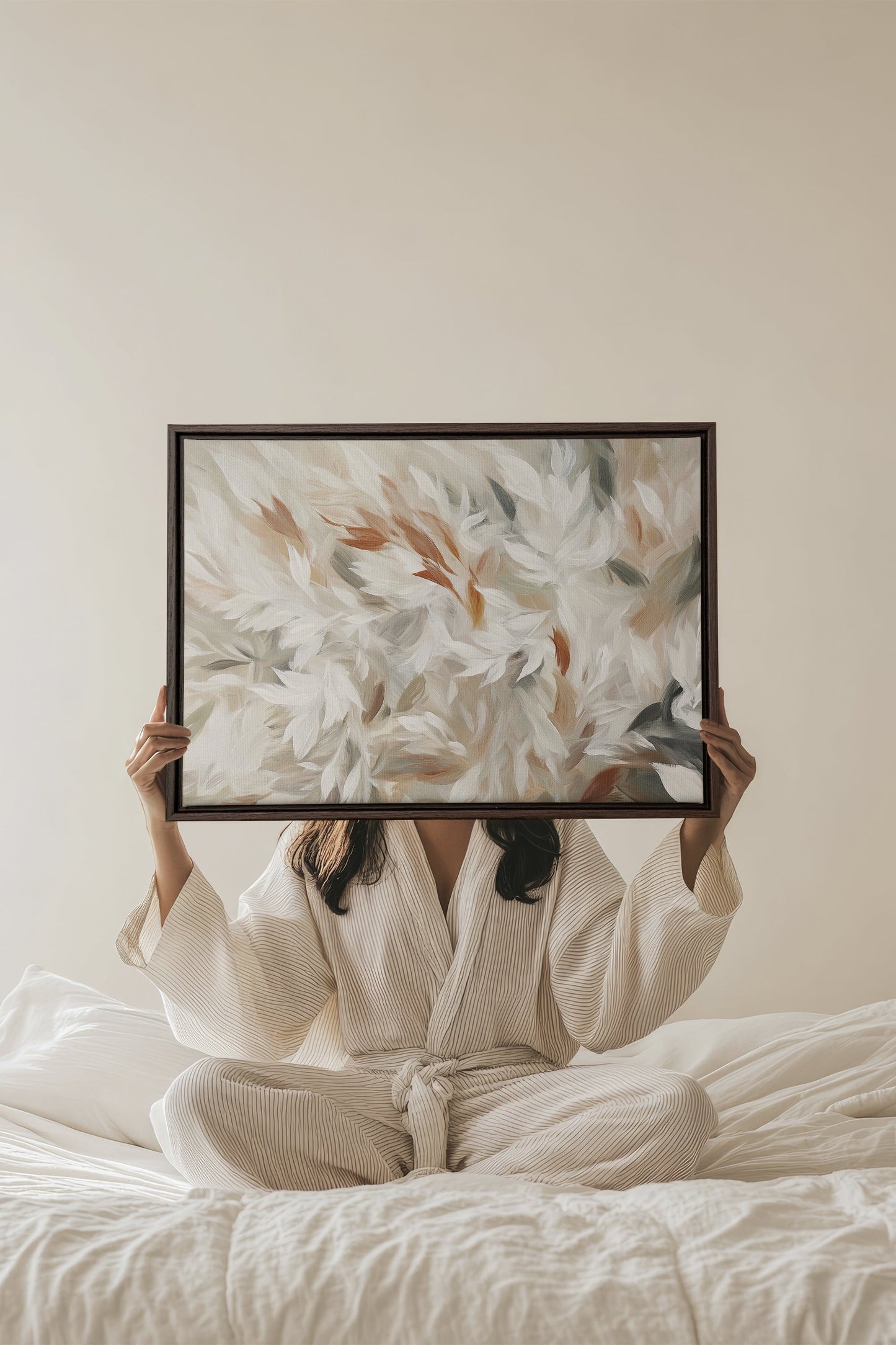 SOUFFLE DE PLUMES, Work on stretched canvas