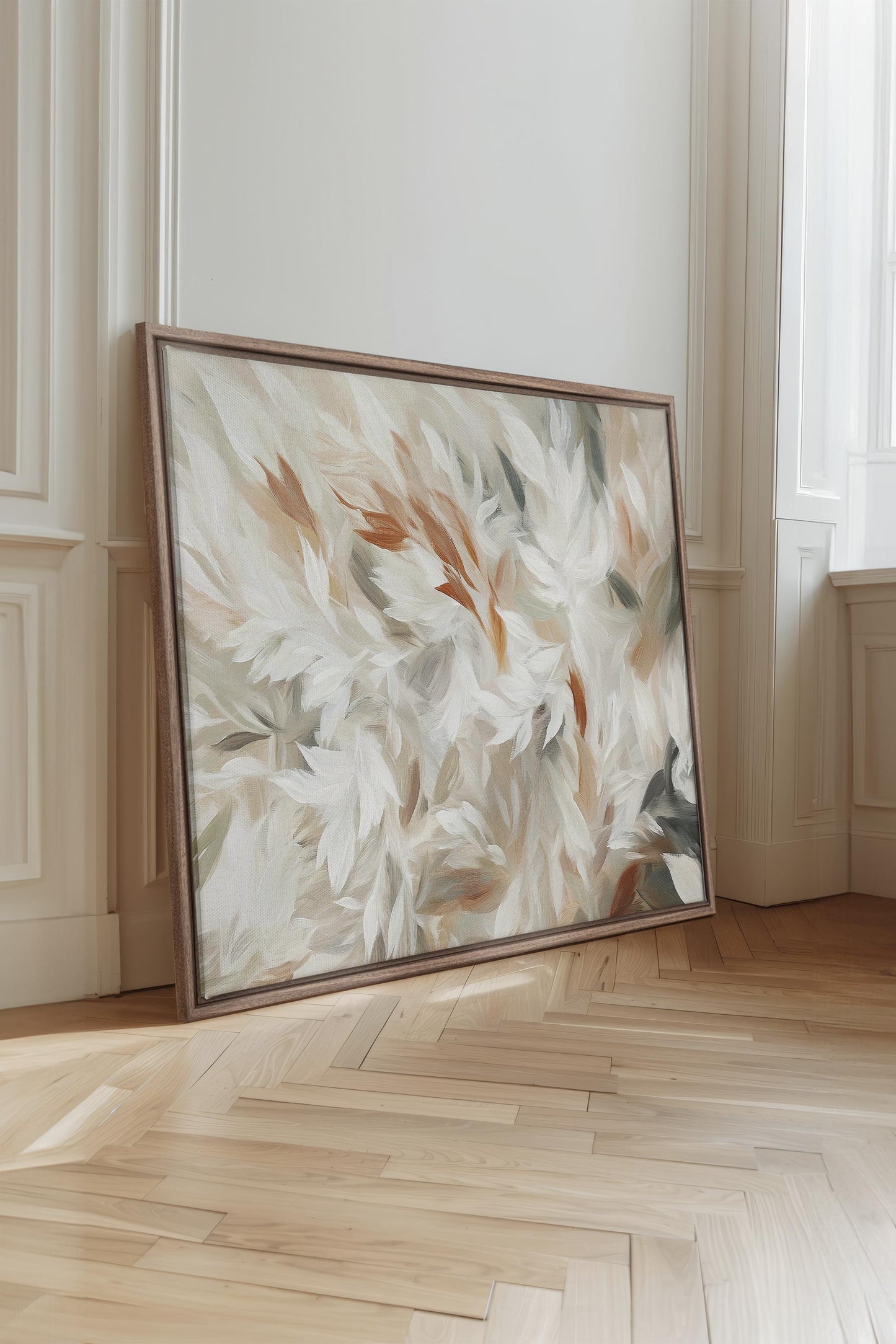 SOUFFLE DE PLUMES, Work on stretched canvas