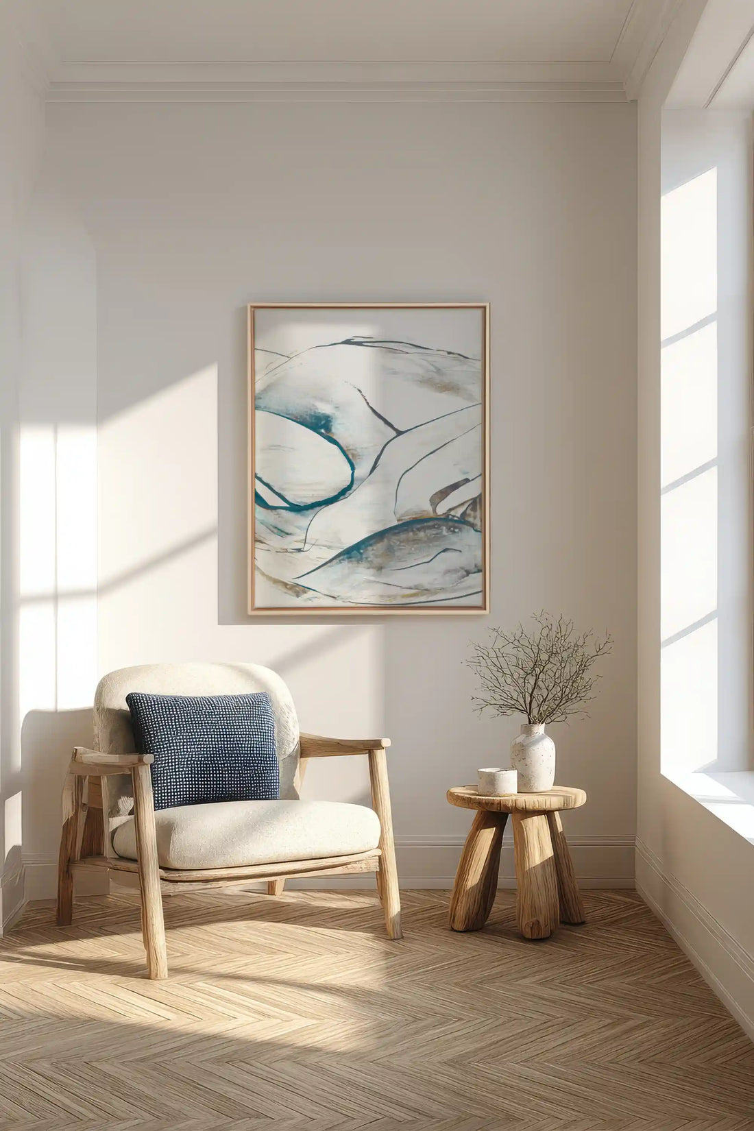 Coastal Flow, Oeuvre sur toile étirée