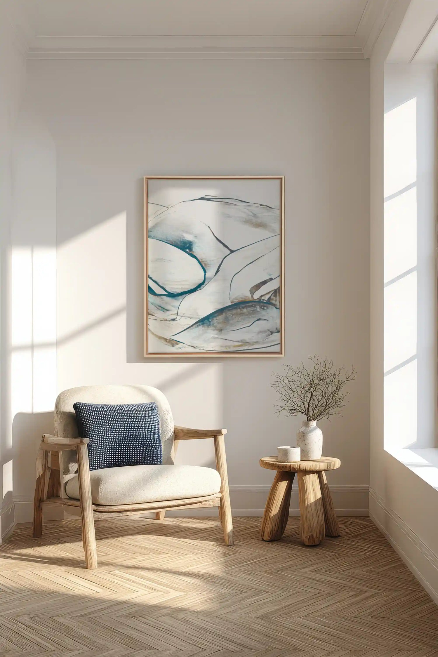 Coastal Flow, Oeuvre sur toile étirée