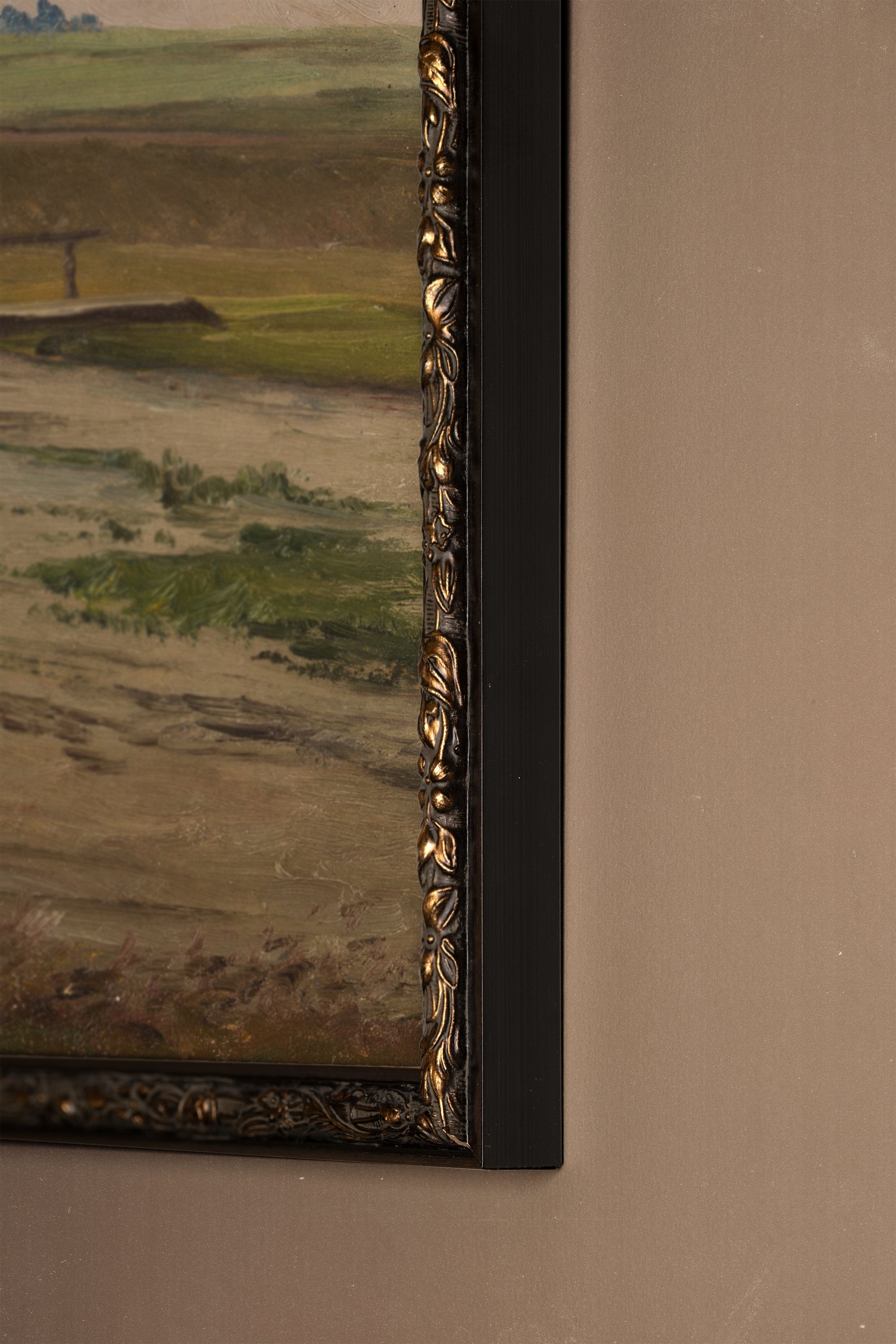 DOUCEUR DE PRINTEMPS, Oeuvre sur toile rigide, encadré Vintage Bronze