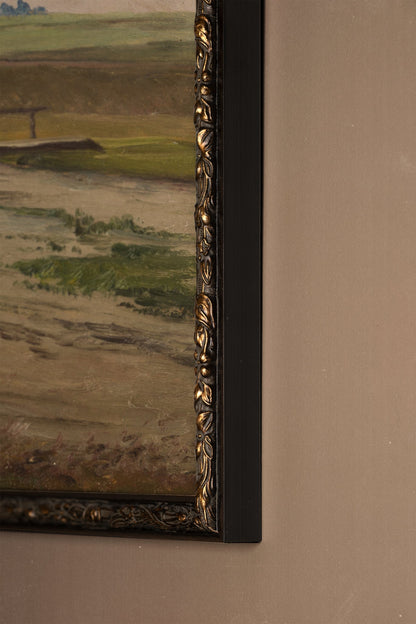 DOUCEUR DE PRINTEMPS, Oeuvre sur toile rigide, encadré Vintage Bronze