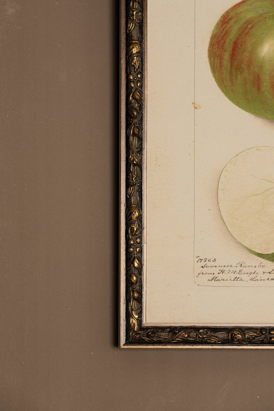 SAVEUR DU PASSÉ, Oeuvre sur toile rigide, encadré Vintage Bronze