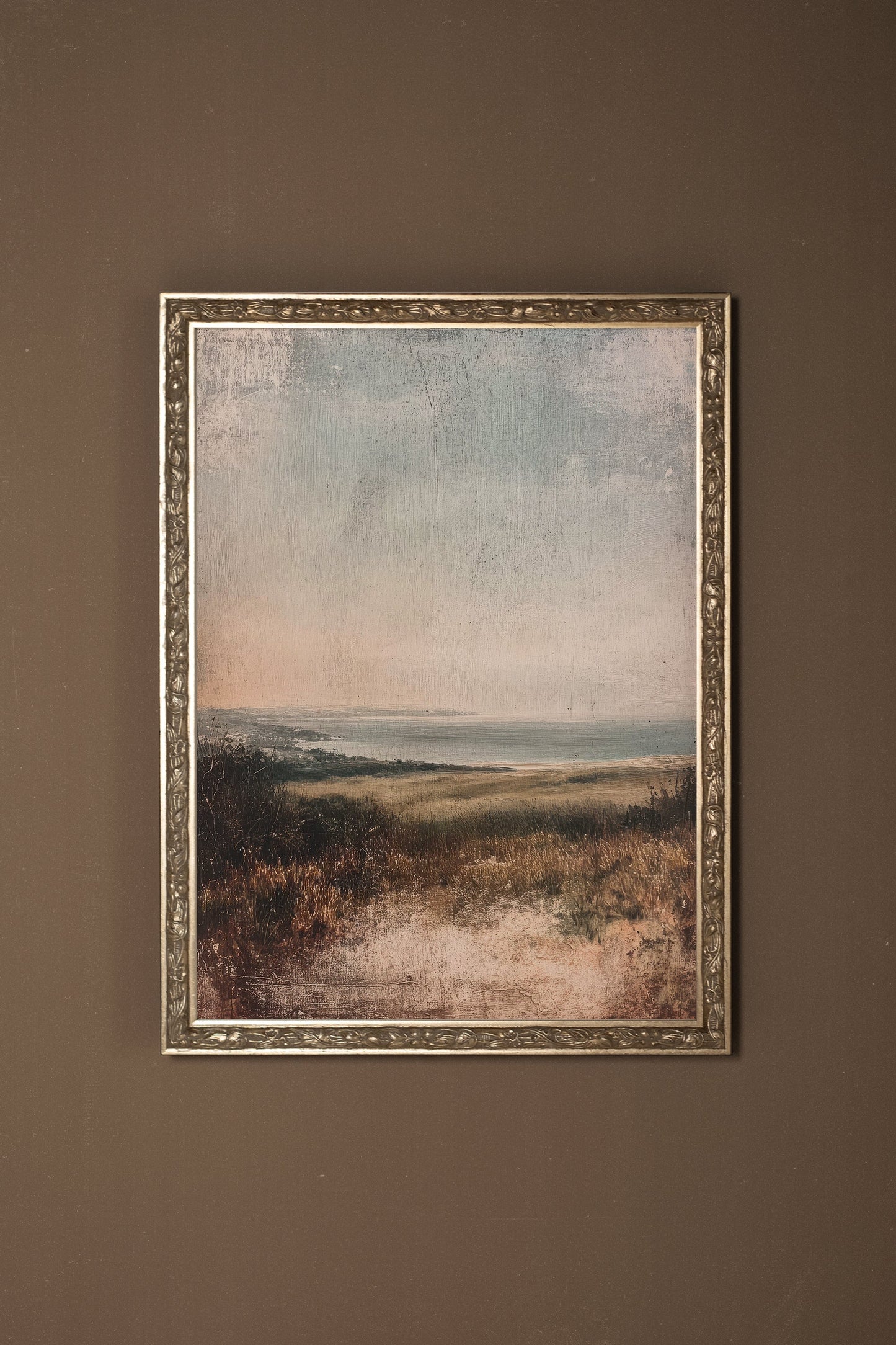 SAND AND MIST, VINTAGE SILVER FRAME