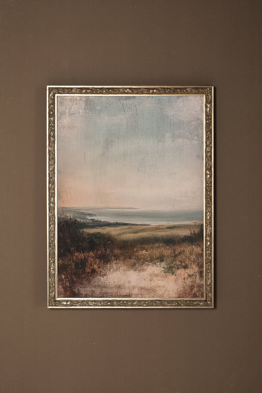 SAND AND MIST, VINTAGE SILVER FRAME