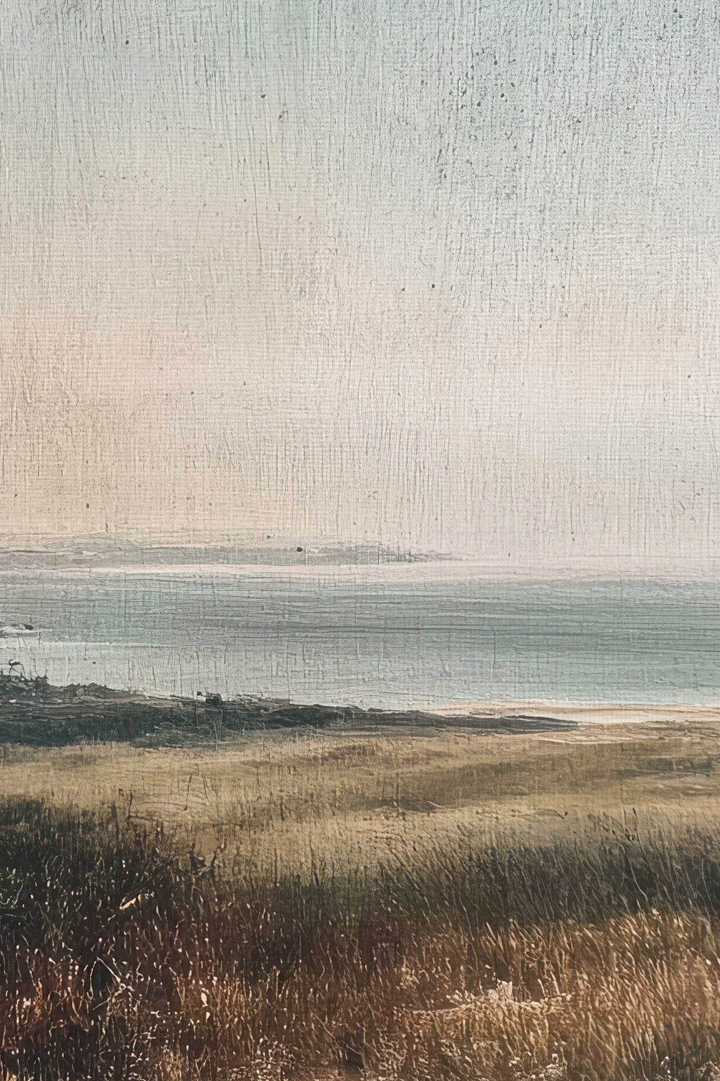 SAND AND MIST, VINTAGE SILVER FRAME