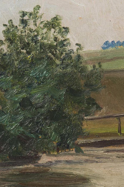 DOUCEUR DE PRINTEMPS, Oeuvre sur toile rigide, encadré Vintage Bronze