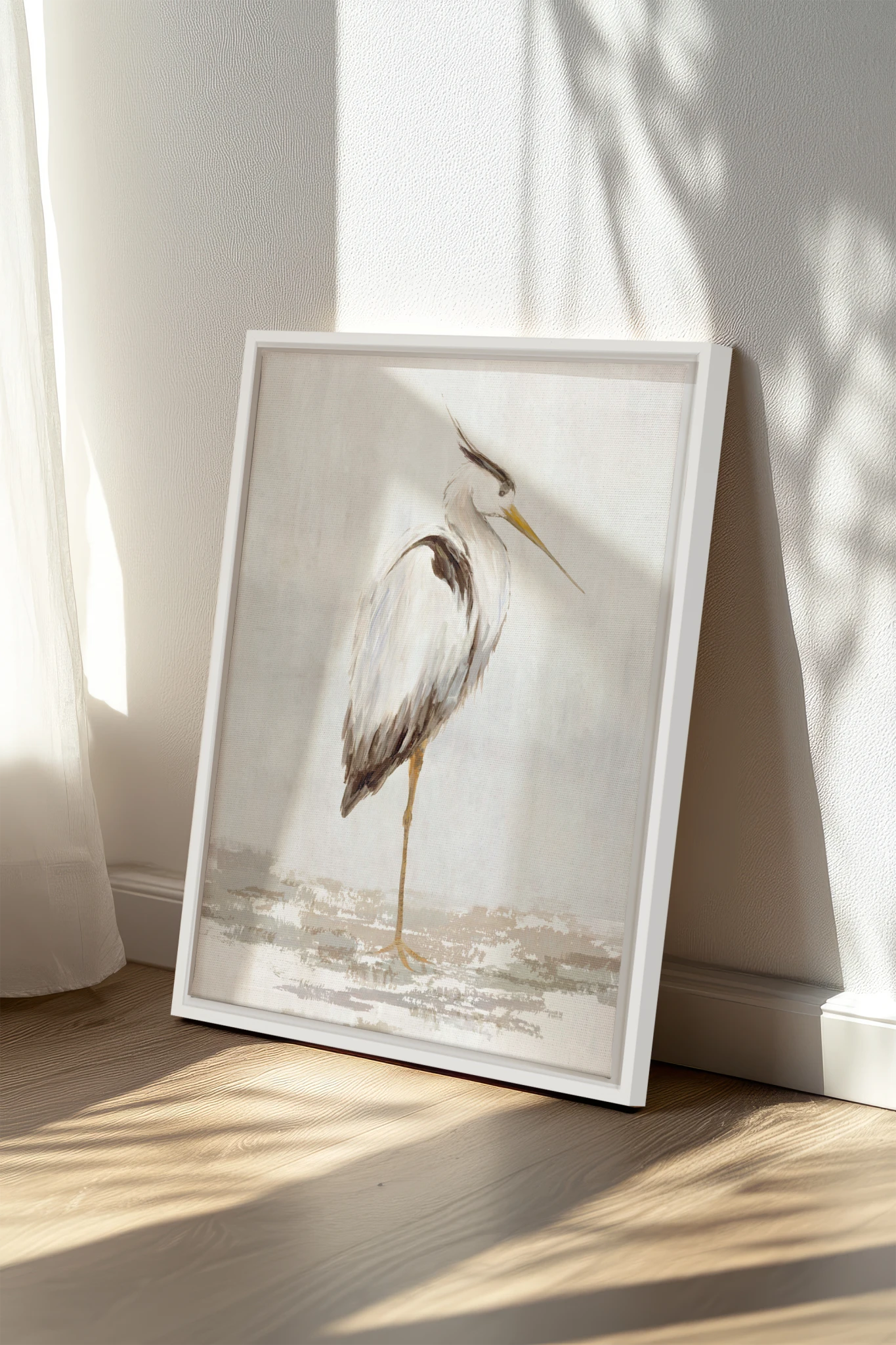 Grâce du Rivage, Oeuvre sur toile étirée