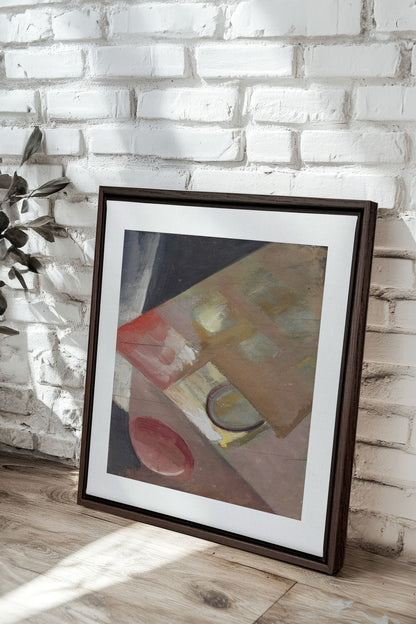 TRAME D'OCRE, Work on stretched canvas