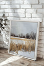 CHAMPS D'HIVER, Work on stretched canvas