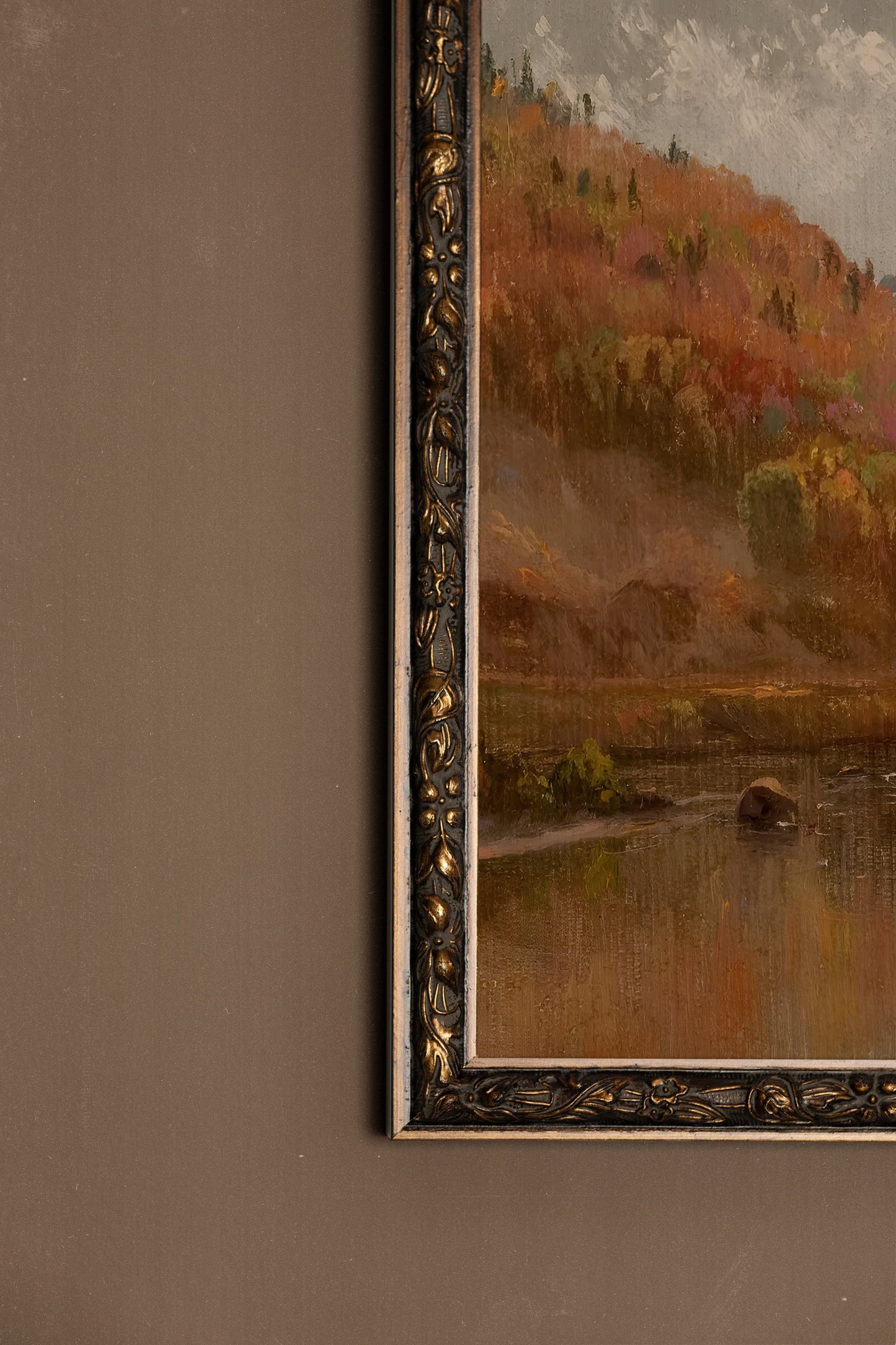 COULEURS D'ÉQUINOXE, CADRE VINTAGE BRONZE