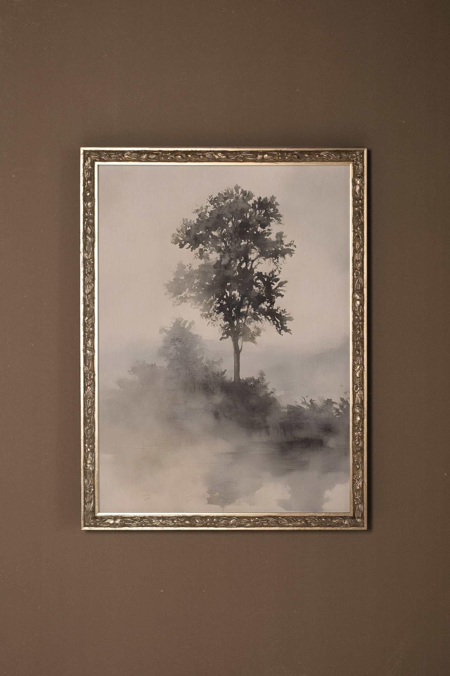 SILENCE DE LA BRUME, VINTAGE SILVER FRAME