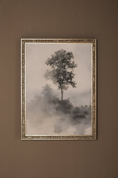 SILENCE DE LA BRUME, VINTAGE SILVER FRAME