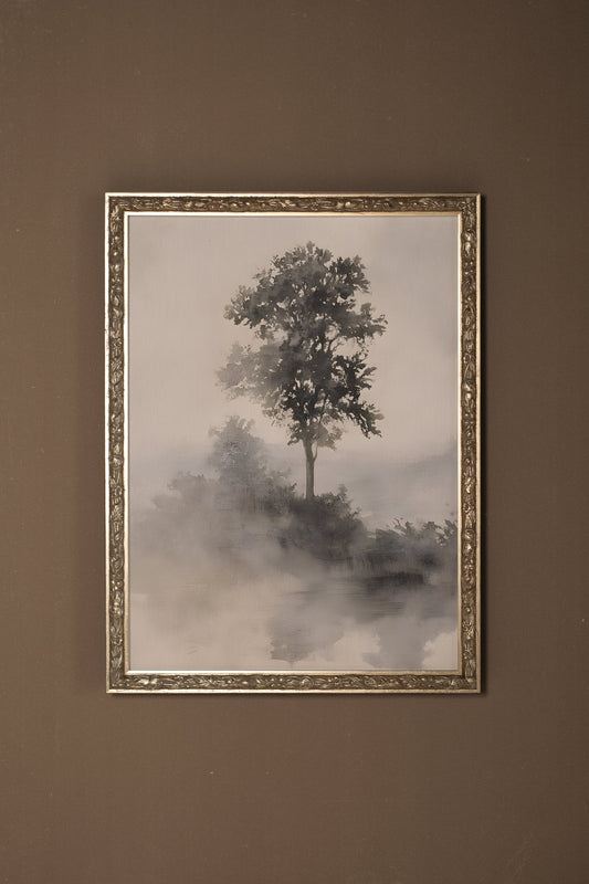 SILENCE DE LA BRUME, VINTAGE SILVER FRAME